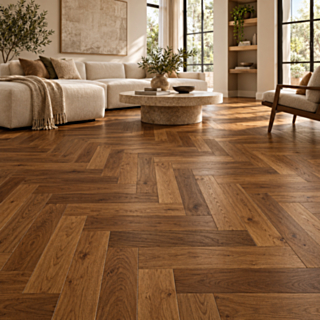 Saunton Engineered Herringbone Oak Flooring