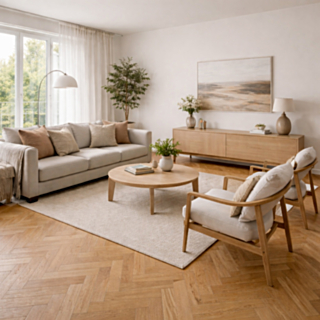 Belfry Herringbone Oak Flooring