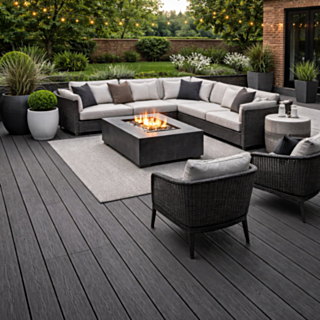 Composite Prime Hd Deck X Lava Deckboard 23X138X3600mm