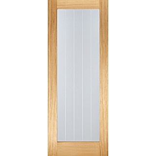 Lpd Oak Mexicano Pre-Finished Pattern 10 Glazed Door