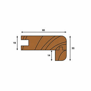 Oak Stair Nosing