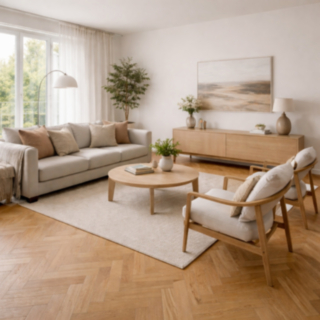 Belfry Herringbone Oak Flooring