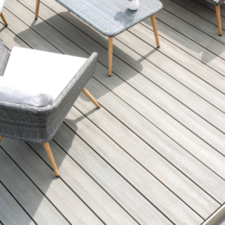 Composite Prime Hd Deck 3D Weathered Oak Deckboard 25X146X3600mm