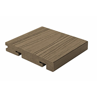 Composite Prime Hd Deck Dual Natural Oak Bullnose 22.5X150X3600mm