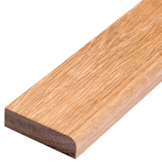 Single Bullnose Solid Oak Architrave Set