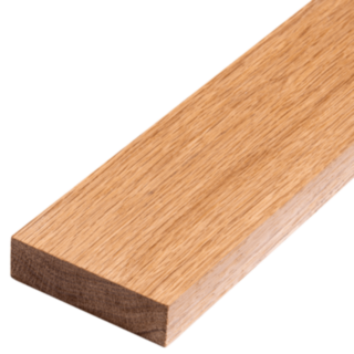 Single Square Edge Solid Oak Architrave Set