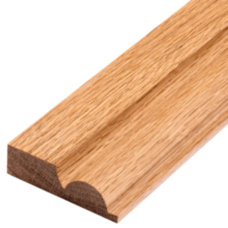 Single Torus Solid Oak Architrave Set