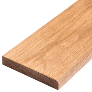 68mm Bullnose Solid Oak Skirting Boards