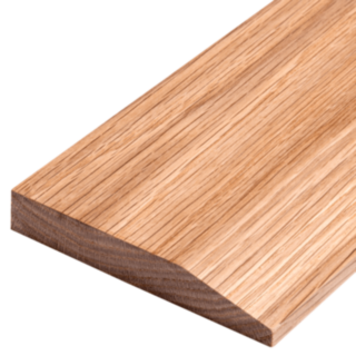 68mm Chamfer Solid Oak Skirting Boards