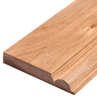 68mm Torus Solid Oak Skirting Boards