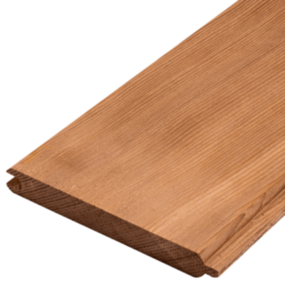 Western Red Cedar Cladding 18 x 144mm T+GV BB1A